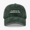 Gorra Prelavada - TU AMOR ES UN PERIODICO