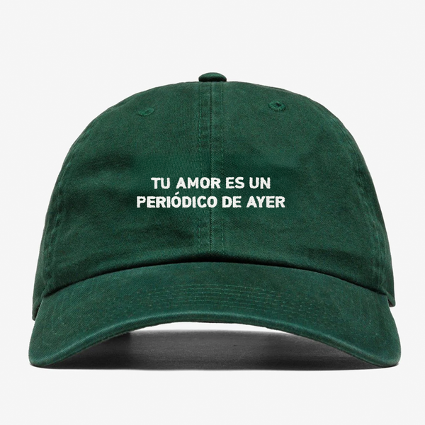 Gorra DRILL - TU AMOR ES UN PERIODICO